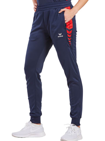 erima Six Wings Trainingshose in new navy/rot