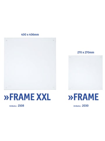 koziol FRAME XXL * - Modularer Schutz Raumteiler in crystal clear