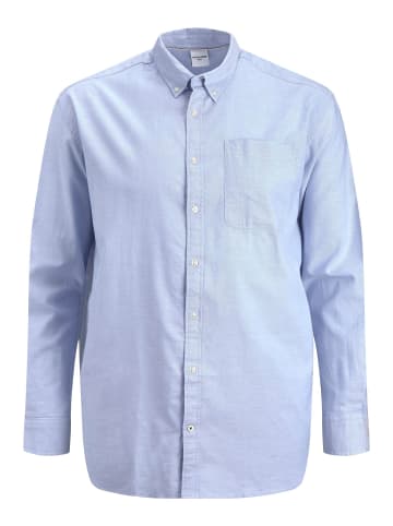 JACK & JONES PLUS Freizeithemd in Cashmere Blue