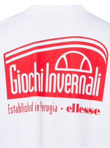 ellesse T-Shirt Suaven in weiß rot