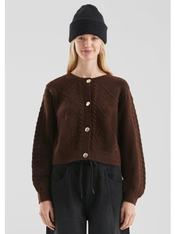 QS Strickjacke in 89W0_dunkelbraun