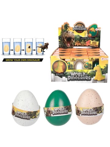 Toi-Toys Wachstumeier 3x Eier Dinosaurier zum Schlüpfen 6 Jahre