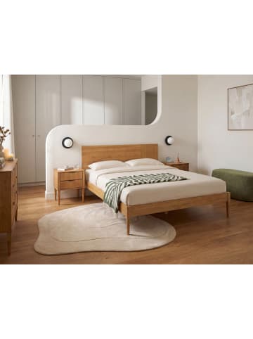 Beliani Doppelbett FLAVIGNAC in Braun - (W) 168 x (H) 90 x (L) 211 cm