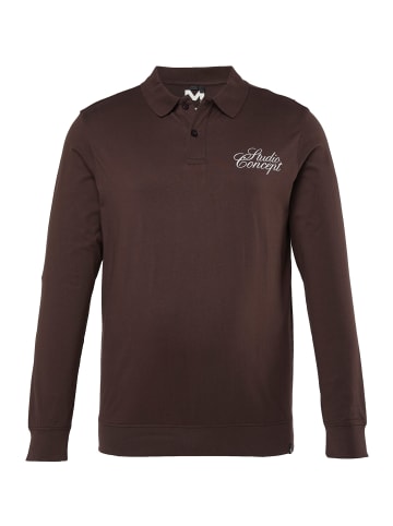 Men Plus Poloshirt in espresso