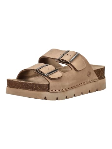 Pantoletten Beige