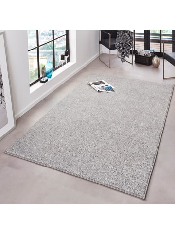 Hanse Home Teppich Pure Uni Grau