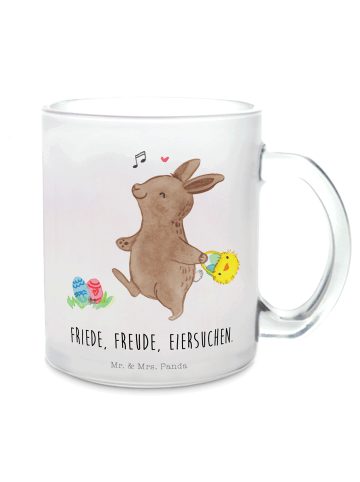 Mr. & Mrs. Panda Tasse mit Spruch Hasen Eier suchen mit Spruch in Transparent