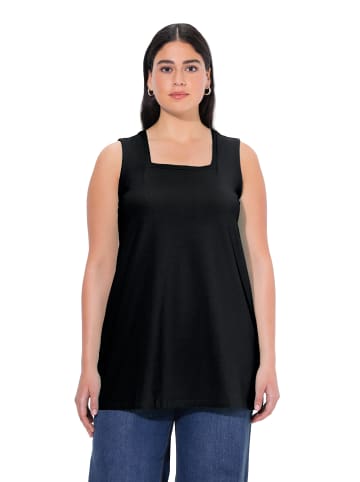 Ulla Popken Longshirt in schwarz