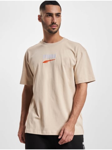 Puma Puma Herren Puma Downtown Logo T-Shirt in granola