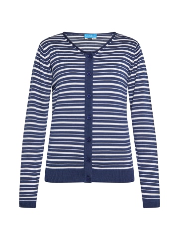 SANIKA Damen Cardigan in MARINE WEISS