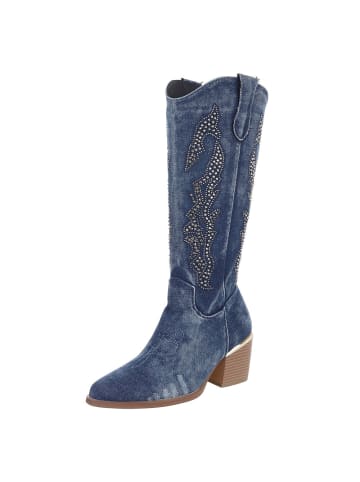 Ital-Design High Heel in Blau