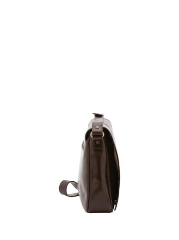 Viola Castellani Umhängetasche in DARK BROWN