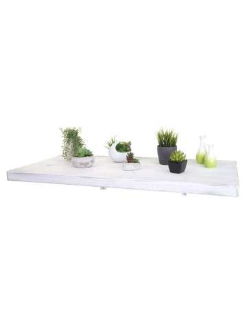 MCW Wandtisch H48, 100x50cm shabby weiß