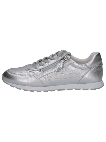Caprice Sneaker in SILVER METAL.