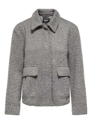 ONLY Jacke in Medium Grey Melange