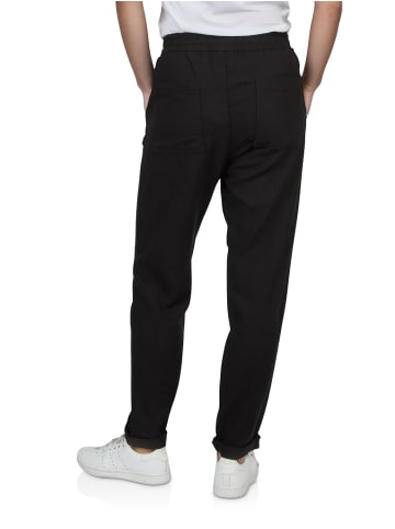 DENIMFY Stoffhose / Chino DFLinda regular/straight in Schwarz