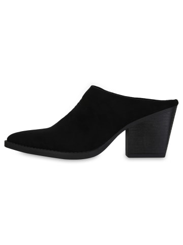 VAN HILL Cowboy Boots Penelope in Schwarz