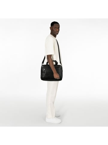 Camel Active Traces Aktentasche Leder 39 cm Laptopfach in black