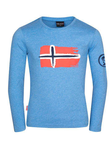 Trollkids Longsleeve "Oslo" in Mittelblau