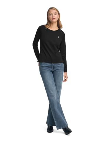 Polo Club Langarmshirt in Schwarz