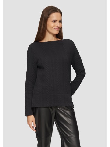 s.Oliver Sweatshirt langarm in Schwarz