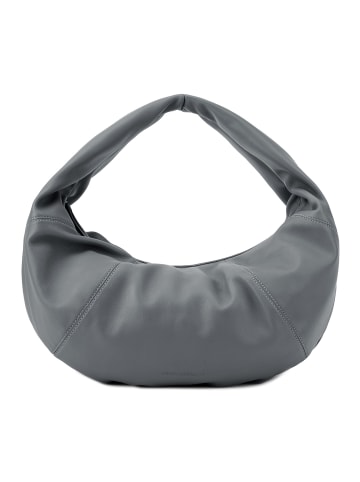 Les Visionnaires Greta Schultertasche Leder 42 cm in titanium grey