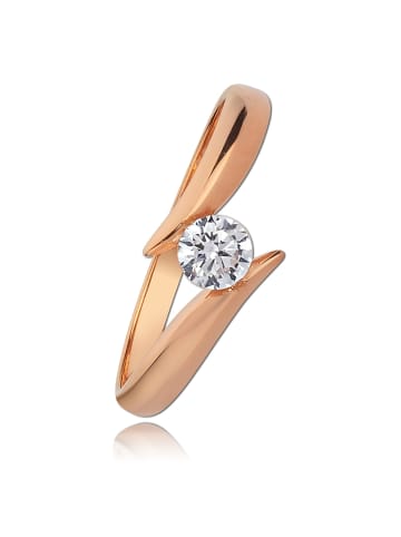 BALIA Ring Gold 333 Rosegold - 8 Karat Big rose Größe 58 (18,5)