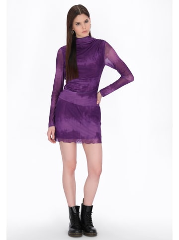 myMo ROCKS Women Blouse in deep purple