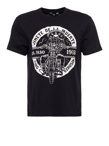 King Kerosin King Kerosin King Kerosin Shirt mit Biker-Print El Paso in black