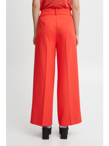 ICHI Casual Hose IHLEXI Regular fit in Poppy Red