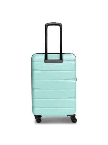 Franky Munich 4.0 4 Rollen Kofferset 3-teilig mit Dehnfalte in mint shiny