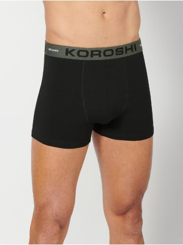 KOROSHI Pack boxer unterhose in bunt