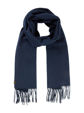 Camel Active Schal aus reiner Wolle in Navyblau