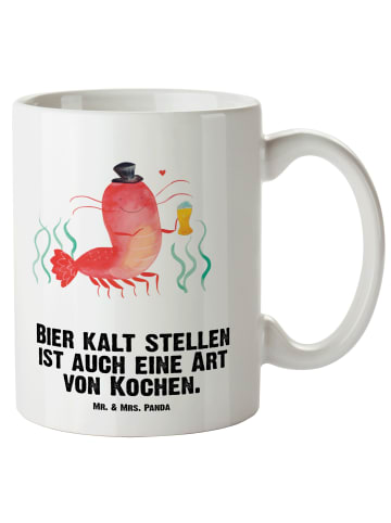 Mr. & Mrs. Panda XL Tasse Hummer Weizen mit Spruch in Weiß