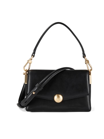 Lacoste Tennis Bliss Mini Bag Handtasche Leder 18.5 cm in noir