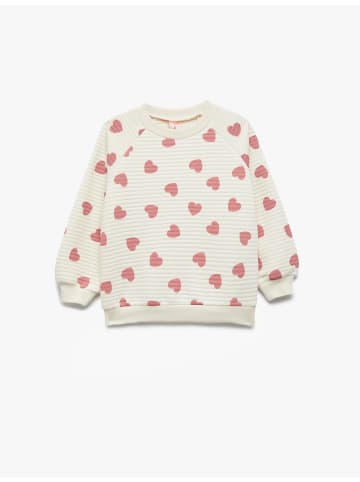 KOTON SWEATSHIRTS in Beige Gemustert