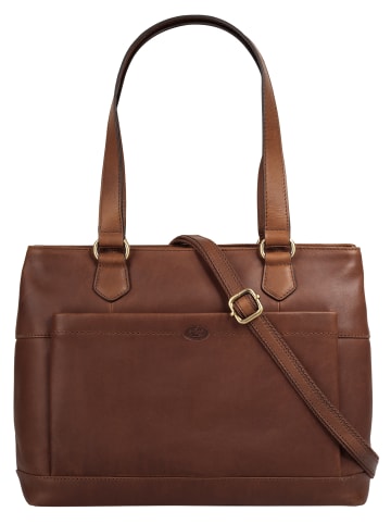 piké Shopper echt Leder in braun