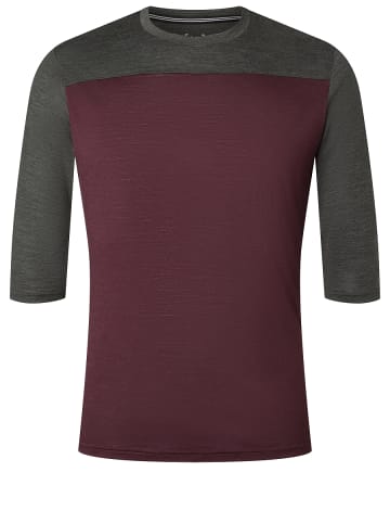 super.natural Merino T-Shirt in dunkelgrau