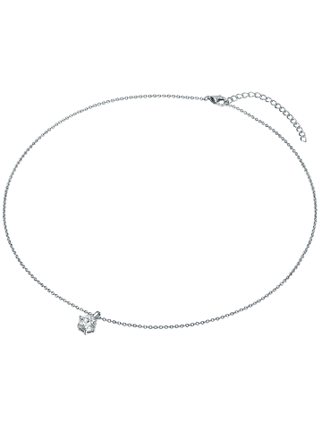 Trilani Kette Sterling Silber Zirkonia weiß in silber