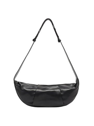 Les Visionnaires Zoe Essential Schultertasche Leder 46 cm in black