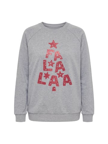 Sweatshirt in grau melange