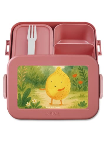 Mr. & Mrs. Panda MEPAL Bentobox Beste Freunde Zitrone Design ohn... in Rot Pastell