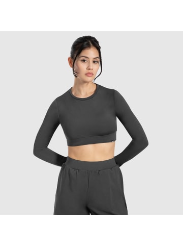 SMILODOX Longsleeve Tisha in Anthrazit