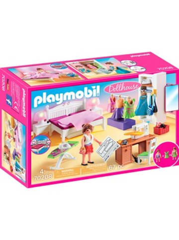 Playmobil 70208 Schlafzimmer mit Nähecke in Mehrfarbig