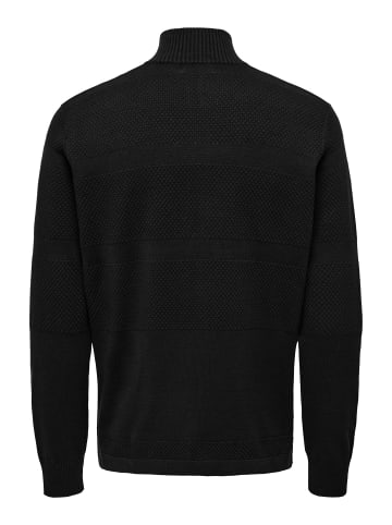 ONLY & SONS Strickjacke in Black 1