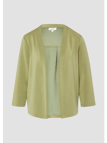 s.Oliver Sweatshirt Jacke in 7900_olivgrün