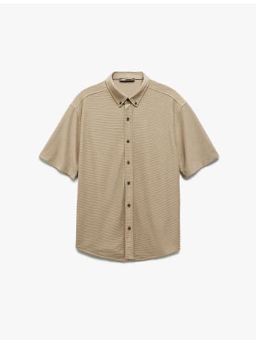 KOTON SHIRTS SS in Beige