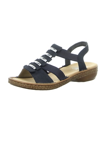 rieker Komfort Sandalen in Blau