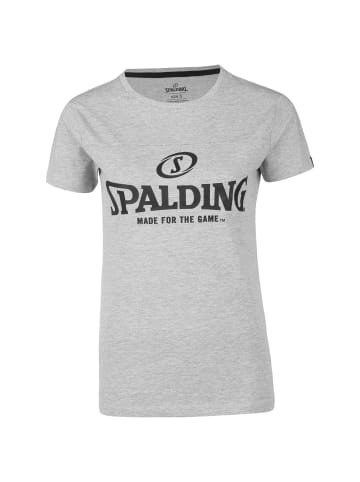 Spalding T-Shirt Essential Logo in grau
