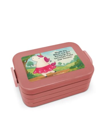 Mr. & Mrs. Panda Vesperbox Einhorn Ballerina Design mit Spruch in Rot Pastell